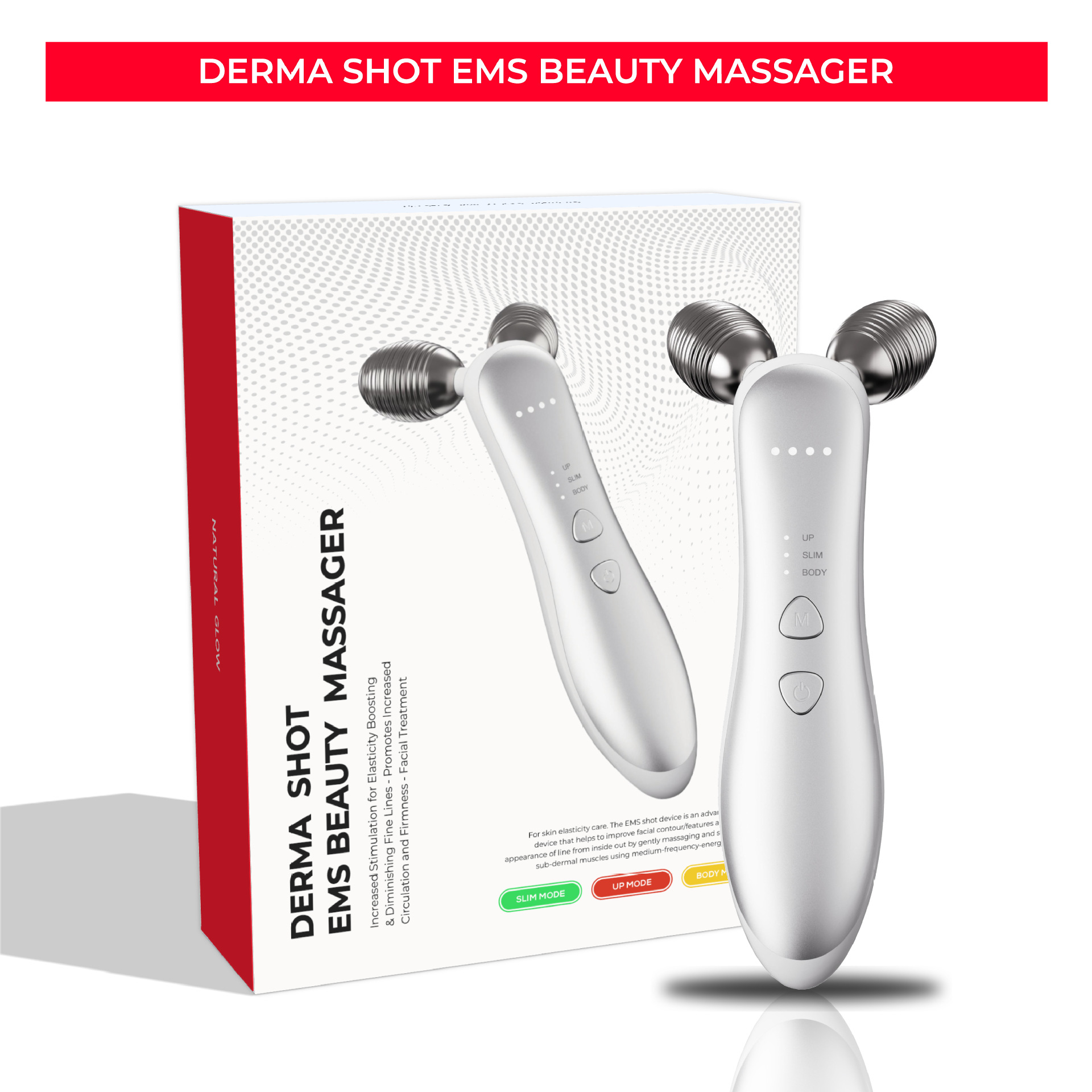 Face Massager - Новый микротоковый роликовый массажер для лица