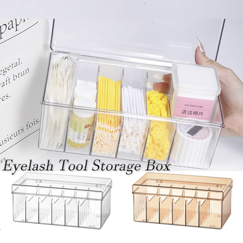 Beauty Makeup Supply - Прозрачный органайзер для красоты ресниц, стеллаж