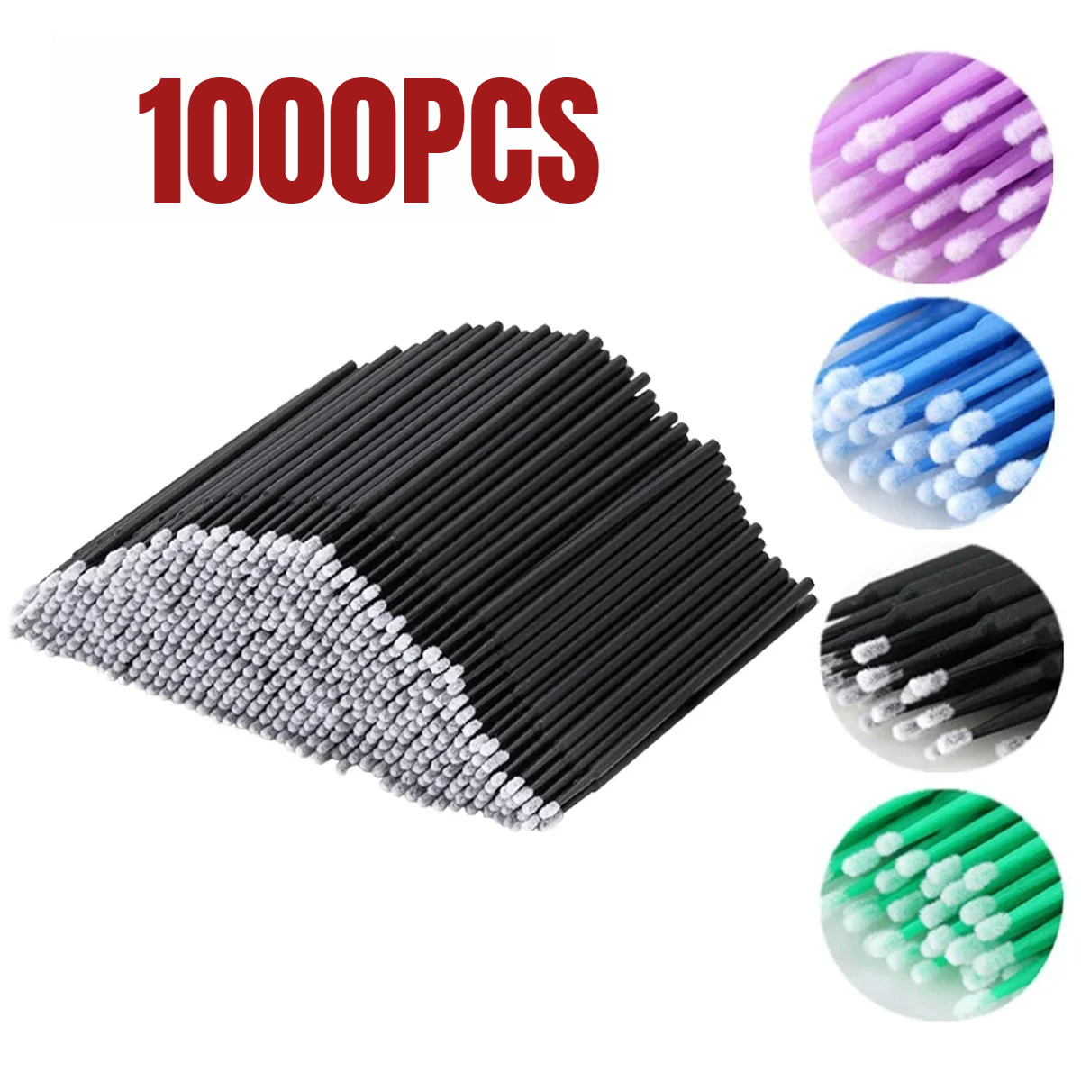 Beauty Makeup Products - 1000/500 шт. щетка для чистки ресниц,