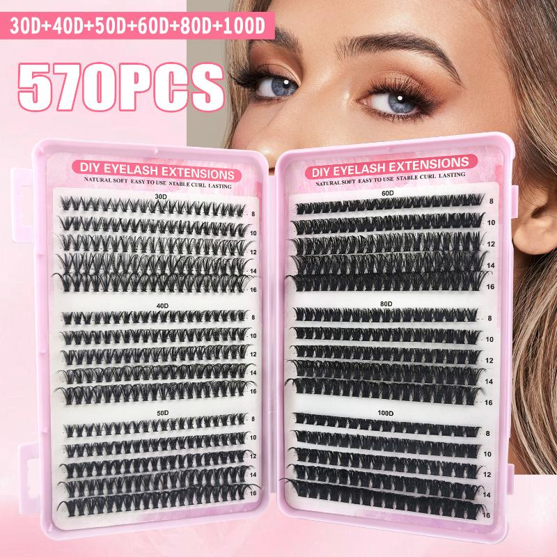 Beauty Makeup Book - Индивидуальные ресницы 570 шт. 30D 40D