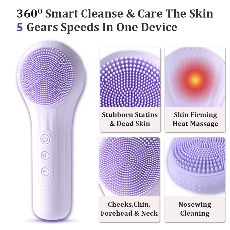 Звуковая водостойкая щетка для – обзор и цена Electric Face Cleanser Brush