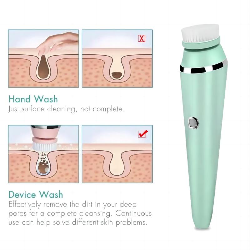 Электрическая вращающаяся щетк – обзор и цена Electric Face Cleanser Brush