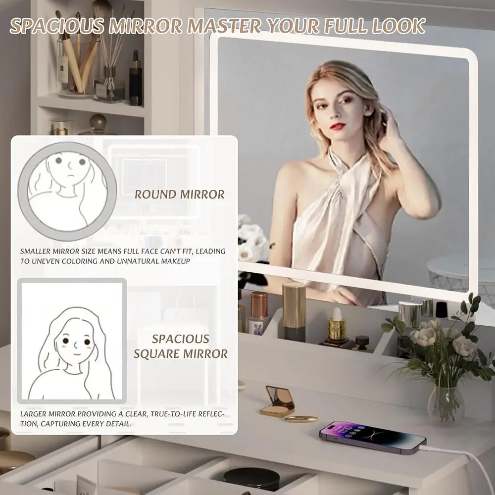 Туалетный столик Dring Table S – обзор и цена Beauty Makeup Outlet