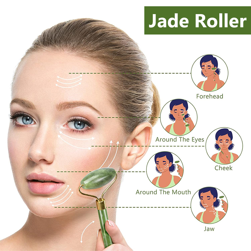 Натуральный нефритовый ролик д – обзор и цена Face Massager