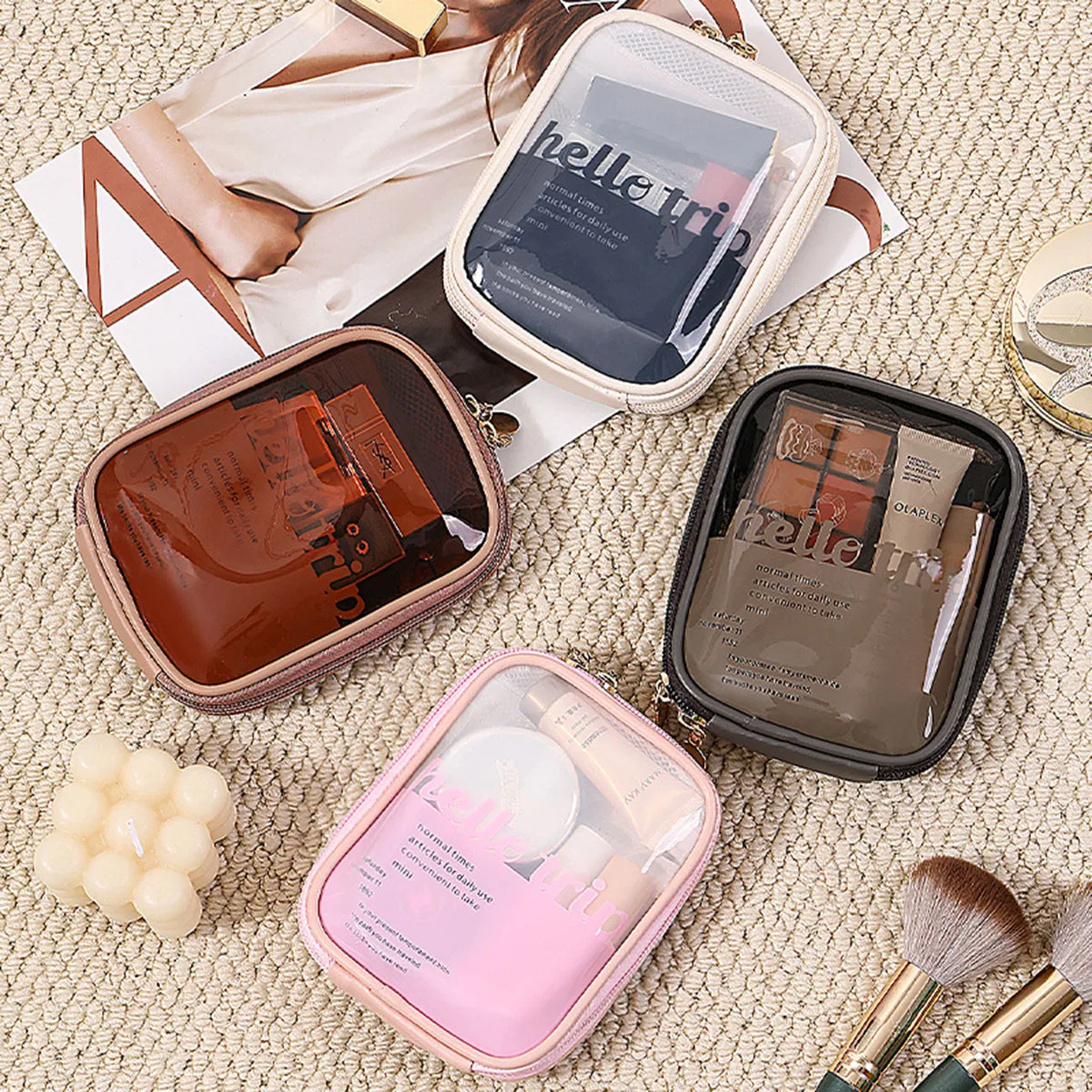 Прозрачный портативный космети – обзор и цена Beauty Kiss Makeup