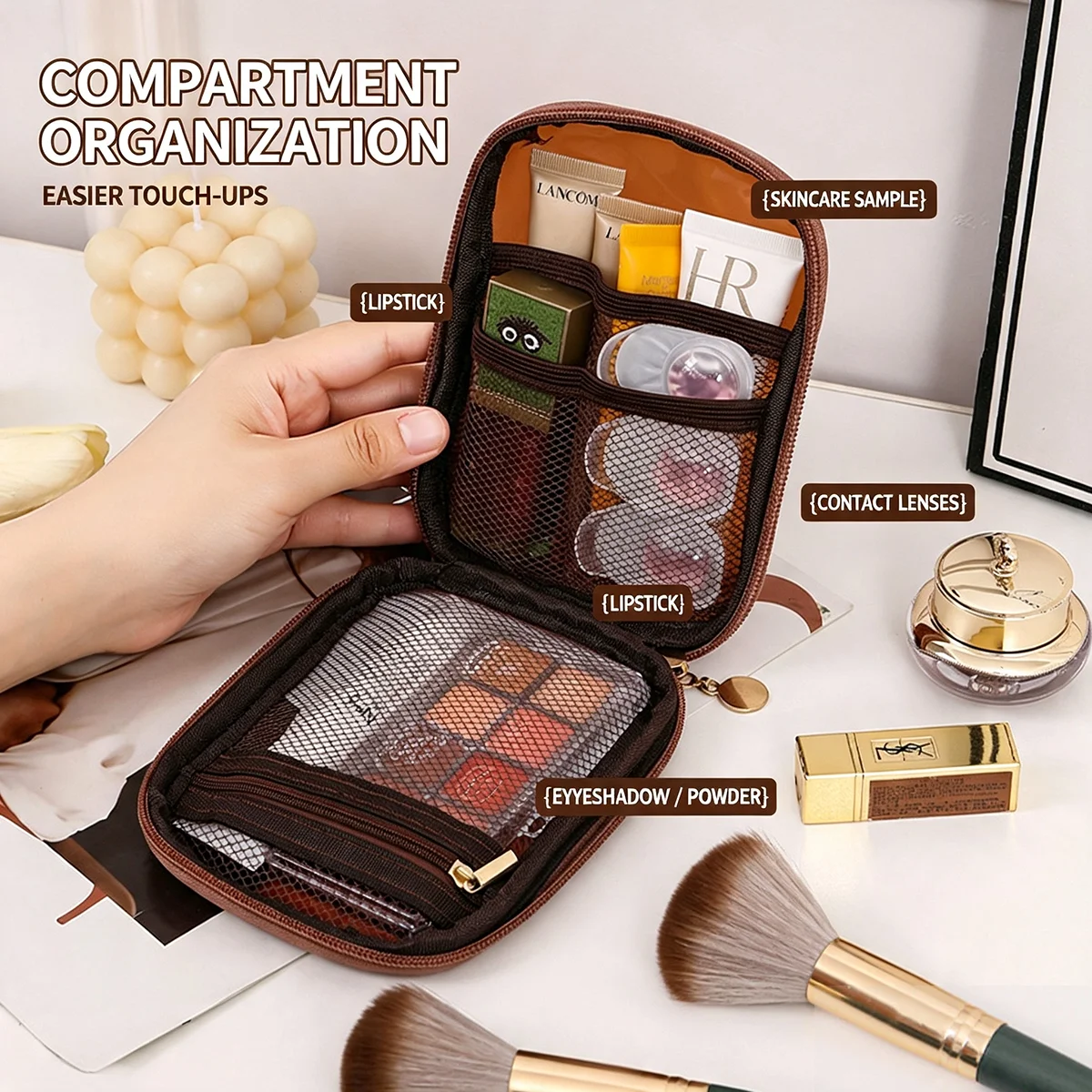 Прозрачный портативный космети – обзор и цена Beauty Kiss Makeup